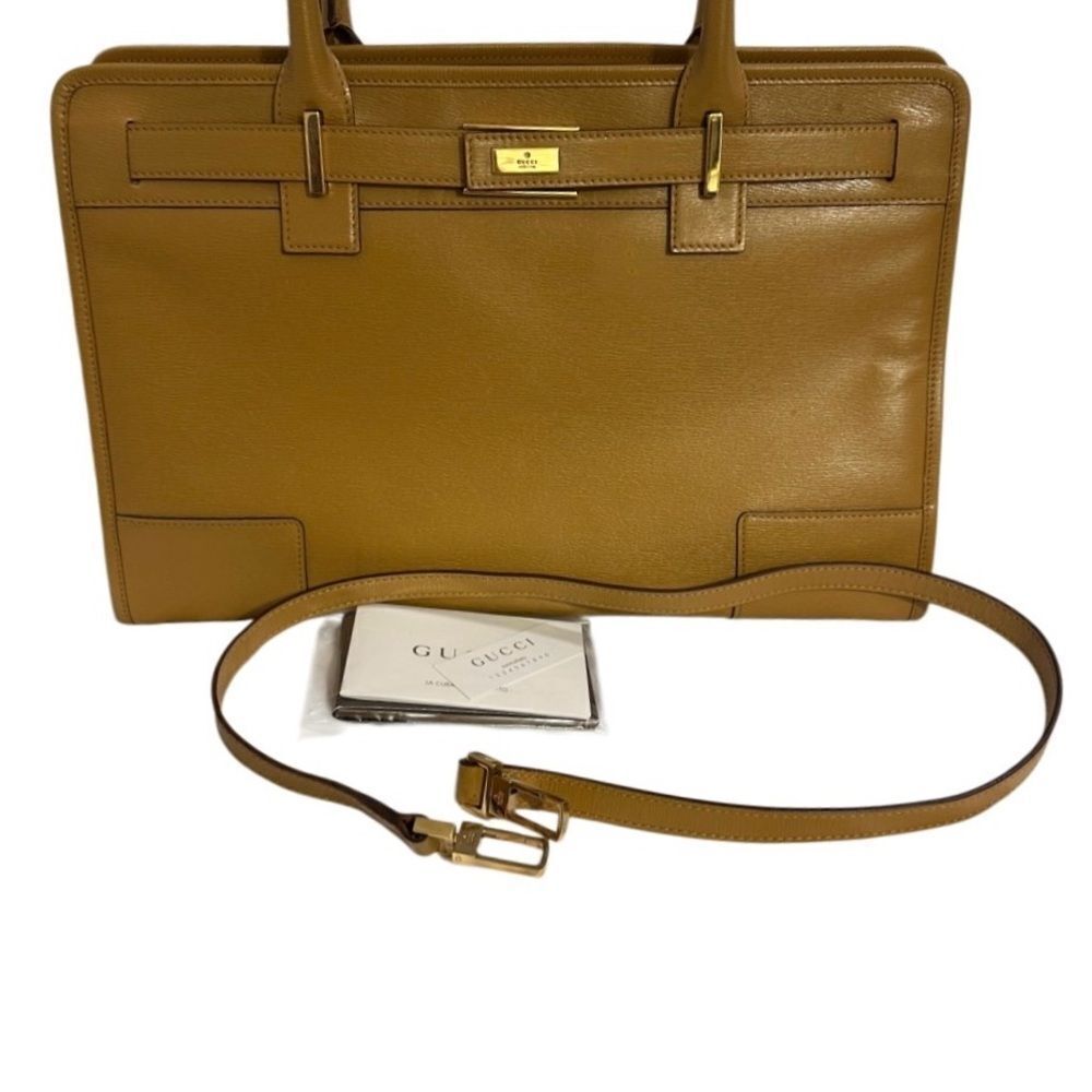 Gucci Kelly Brown Leather Handbag - Picture 3 of 15